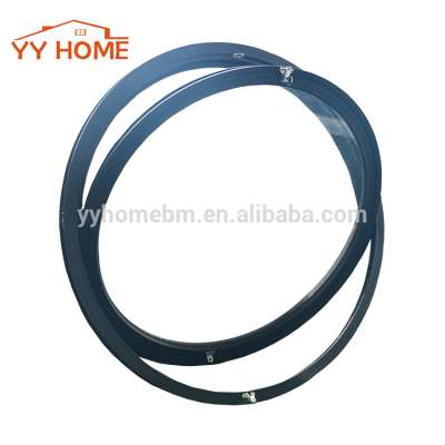 house windows YY Home superb quality double glass pvc frame round window door glass window round